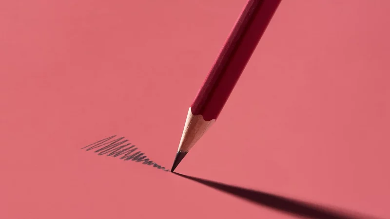 Blackwing Bleistift Matte red